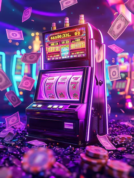 bd777 casino স্লট গেমের রঙিন রিল ও জ্যাকপট স্ক্রিন